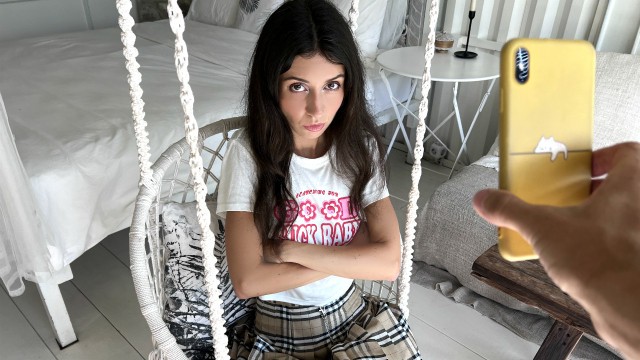 Image Step Daddy found out that his Stepdaughter is Filming Porn - He Was Shocked!