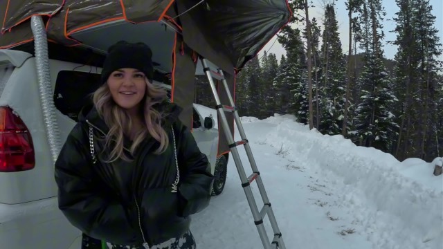 Image Slutty stranger seduces me in her tent while my gf is asleep